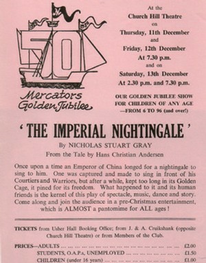 Flyer for "The Imperial Nightingale"