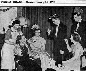 Newspaper photograph of "Wasn't It Odd?"