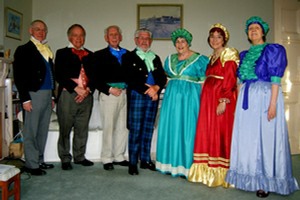 Costume call for "Abbotsford Revisited" in 2010