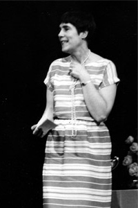 Miss Cartwright - representing the festival sponsors