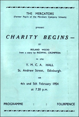 Programme for "Charity Begins"