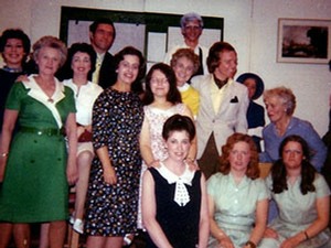 Cast of "Shadow In The Sun" backstage at the Church Hill Theatre