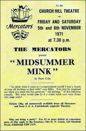Flyer for "Midsummer Mink"